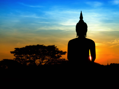 Golden Buddha Psychic Image